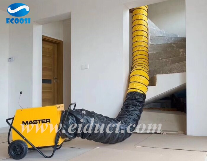 Portable AC ventilation ducting hose