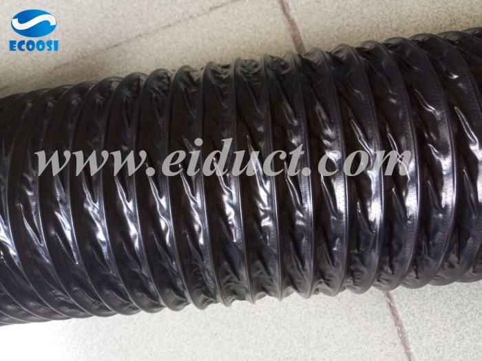 PVC flexible fabric tarpaulin duct hose