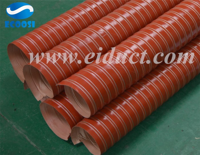 red-double-layer-high-temperature-silicone-ducting-hose