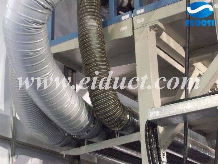 PVC flexible tarpaulin duct air hose