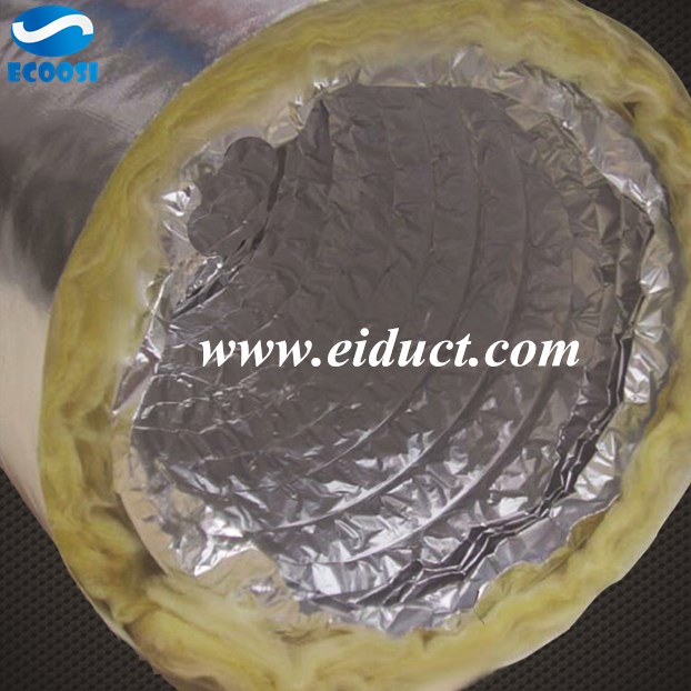 Insulated Aluminum Flexible Duct,Insulated Aluminum Duct Hose,Insulated